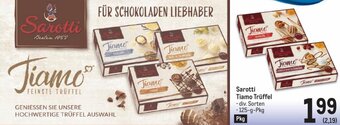 Metro Sarotti Tiamo Trüffel • div. Sorten •125-g-Pkg Pkg Angebot