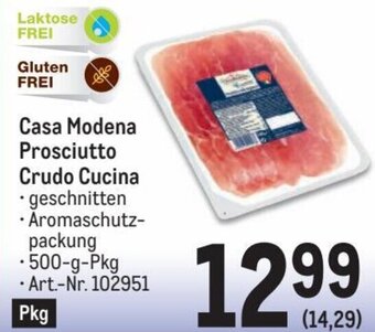 Metro Casa Modena Prosciutto Crudo Cucina Angebot