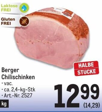 Metro Berger Chilischinken Angebot