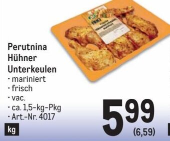Metro Perutnina Hühner Unterkeulen Angebot