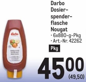 Metro Darbo Dosier-spender- flasche Nougat - 6x880-g-Pkg Art.-Nr. 42262 Pkg Angebot