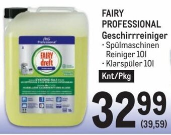 Metro FAIRY PROFESSIONAL Geschirrreiniger Angebot