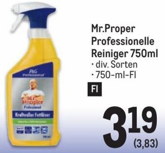 Metro Mr.Proper Professionelle Reiniger 750ml Angebot