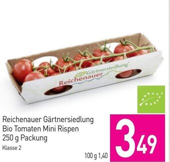 Sutterlüty Reichenauer Gärtnersiedlung Bio Tomaten Mini Rispen 250 g Packung Angebot