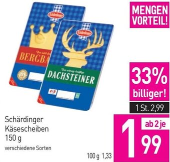 Sutterlüty Schärdinger Käsescheiben 150 g Angebot