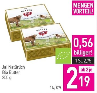 Sutterlüty Ja! Natürlich Bio Butter 250 g Angebot