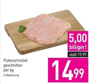 Sutterlüty Putenschnitzel geschnitten per kg Angebot