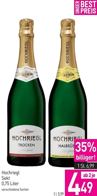 Sutterlüty Hochriegl Sekt 0,75 Liter Angebot