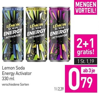 Sutterlüty Lemon Soda Energy Activator 330 ml Angebot