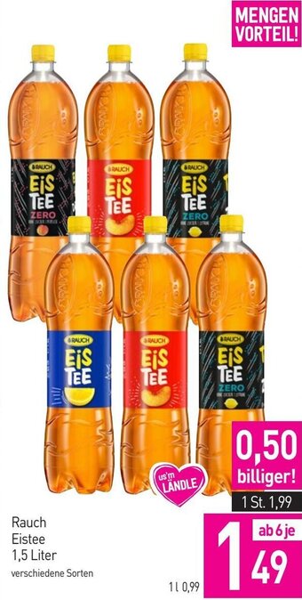 Sutterlüty Rauch Eistee 1,5 Liter Angebot