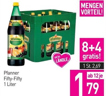 Sutterlüty Pfanner Fifty-Fifty 1 Liter Angebot
