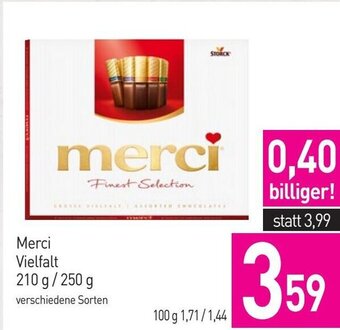 Sutterlüty Merci Vielfalt 210 g/ 250 g Angebot