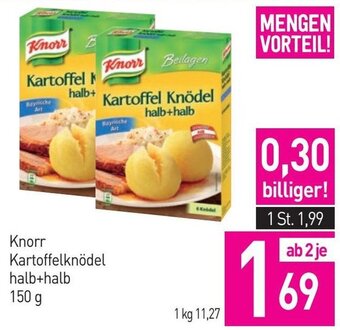 Sutterlüty Knorr Kartoffelknödel halb+halb 150 g Angebot