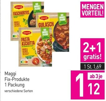Sutterlüty Maggi Fix-Produkte 1 Packung Angebot