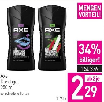 Sutterlüty Axe Duschgel 250 ml Angebot
