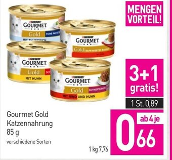 Sutterlüty Gourmet Gold Katzennahrung 85 g Angebot