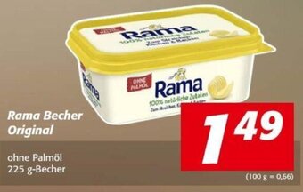 Nah&Frisch Rama Becher Original ohne Palmöl 225 g-Becher Angebot