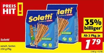 Nah&Frisch Soletti versch. Sorten 230 g-Pkg. Angebot