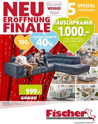 Polstermöbel Fischer ECKSOFA STOFF ca. 295 x 232 cm Angebot
