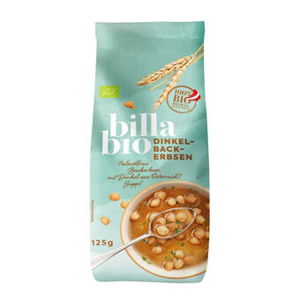 Billa Billa bio dinkel backerbsen Angebot