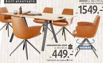 Polstermöbel Fischer ESSTISCH ca. 180 x 100 cm Angebot