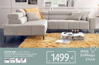 Polstermöbel Fischer ECKSOFA STOFF ca. 276 x 219 cm Angebot