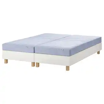 IKEA Espevär/vadsö boxbett, weiß/fest hellblau, 180x200 cm Angebot