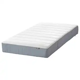 IKEA Vesteröy taschenfederkernmatratze, fest/hellblau, 90x200 cm Angebot