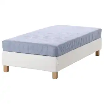 IKEA Espevär/vadsö boxbett, weiß/fest hellblau, 90x200 cm Angebot
