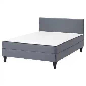 IKEA Säbövik boxbett komplett, fest/vissle grau, 160x200 cm Angebot