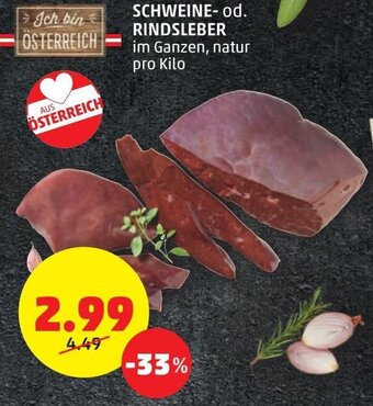 PENNY SCHWEINE- od. RINDSLEBER Angebot