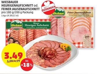 PENNY WIESBAUER HEURIGENAUFSCHNITT od. FEINER JAUSENAUFSCHNITT Angebot