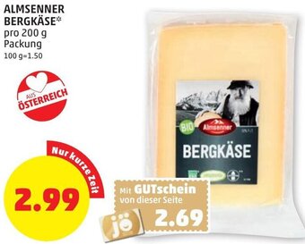 PENNY ALMSENNER BERGKÄSE Angebot