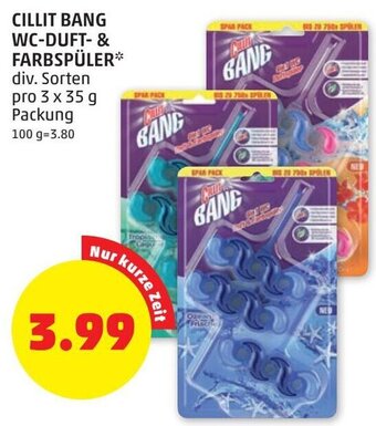 PENNY CILLIT BANG WC-DUFT- & FARBSPÜLER Angebot