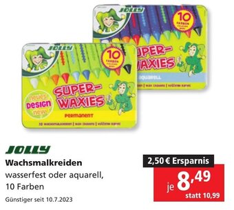 Pagro Diskont JOLLY Wachsmalkreiden Angebot