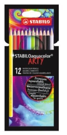 Pagro Diskont Serie ,,ARTY" Buntstifte ,,Aquacolor" 12 Farben Angebot