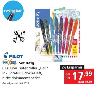 Pagro Diskont PILOT FRIXION Set 8-tlg. Angebot