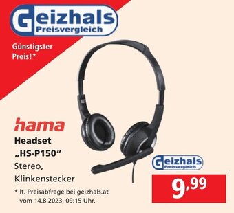 Pagro Diskont hama Headset ,,HS-P150" Angebot
