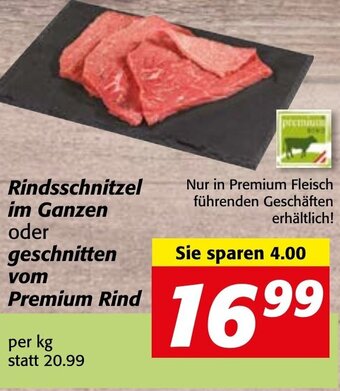 Strasser Markt Rindsschnitzel im Ganzen oder geschnitten vom Premium Rind per kg Angebot