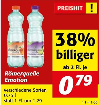 Strasser Markt Römerquelle Emotion 0,75 L Angebot