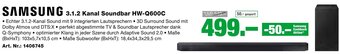 EP SAMSUNG 3.1.2 Kanal Soundbar HW-Q600C Angebot