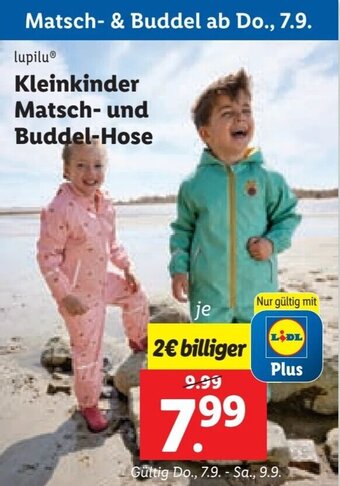 Lidl lupilu Kleinkinder Matsch- und Buddel-Hose Angebot