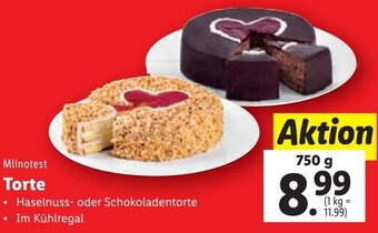 Lidl Mlinotest Torte 750 g Angebot