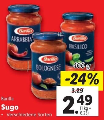 Lidl Barilla Sugo 400 g Angebot