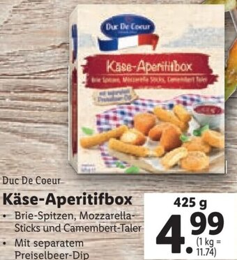 Duc De Coeur Käse-Aperitifbox 425 g
