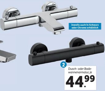 Lidl LIVARNO home Armaturen Sortiment Thermostat Dusch- oder Badewannenarmatur Angebot