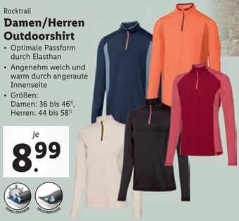 Lidl Rocktrail Damen/Herren Outdoorshirt Angebot