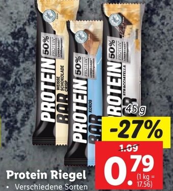 Lidl Protein Riegel 45 g Angebot