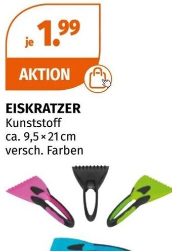 Müller EISKRATZER Kunststoff ca. 9,5 x 21 cm versch. Farben Angebot
