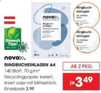 Libro RINGBUCHEINLAGEN A4 Angebot
